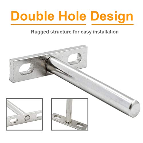 Luomorgo HAO201808170197 4 Pcs 3 Inch Floating Shelf Bracket Blind Shelf Bracket Hidden Brackets For Floating Wood Shelves thumb #3