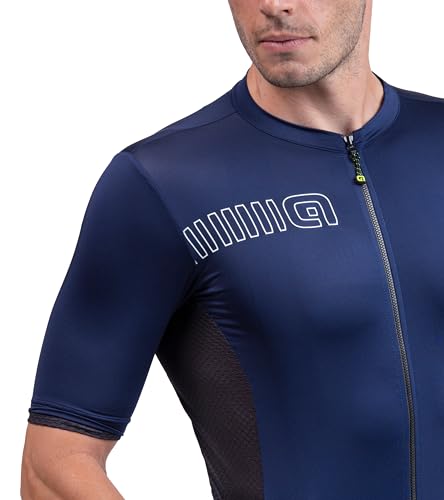 Alé Cycling Maglia A Maniche Corte Da Uomo, Tinta Unita, Colore Blu, 2022, A Maniche Corte - 4