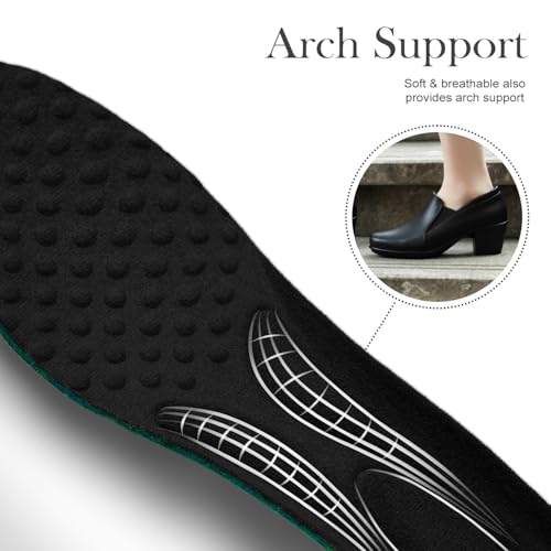 Women's Dress Shoes 2024 - Low, Comfortable Heeled Loafers with Chunky Block for Work, Casual and Office Business. Slip-on Pumps4