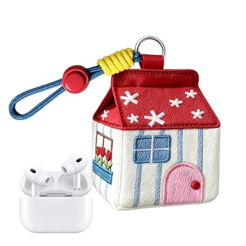 Porte-écouteurs et porte-monnaie maison en tissu pour casque et accessoires