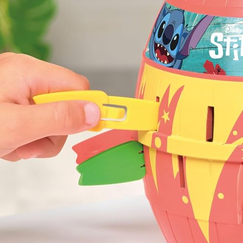 Image of Tomy Disney Pop Up Stitch Action Game, Funny Family and Children's Game, Skill Game Suitable for Preschool Children, for Boys, Girls and Adults, Board Game - from 4 Years