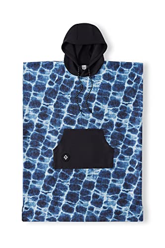 Nomadix Changing Poncho - Quick Dry & Absorbent Hooded Surf & Swim Poncho - Sewn Sides for Private Changing - Front Pocket Storage - Made from Post-Consumer Recycled Materials