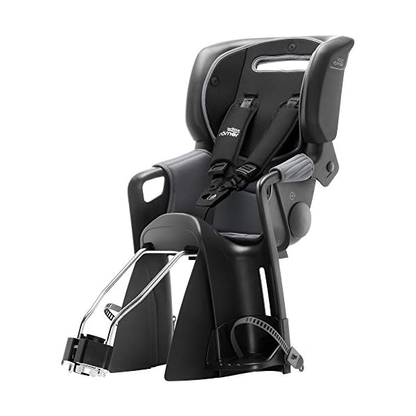 Britax Römer Kinderfahrradsitz 9 Monate - 5 Jahre I 9 - 22 kg I JOCKEY 3 COMFORT Gruppe 2/3 I Black/Grey
