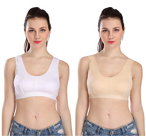 Image of splash Women's Cotton Non-Padded Wire Free Sports Bra