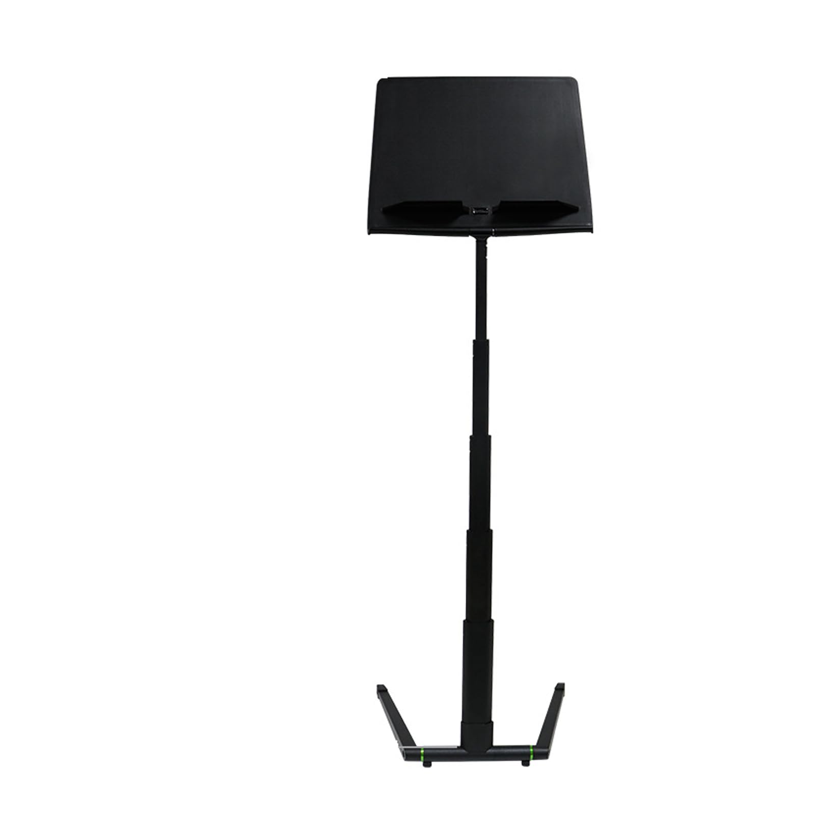 Buhelyc Atril Plegable, Atril para Partituras con Bolsa De Transporte, Doblar En Una Sola Pieza, Altura Ajustable, PortáTil, Compartimiento, Robusto, para Soporte De Libros para Proyector, Negro