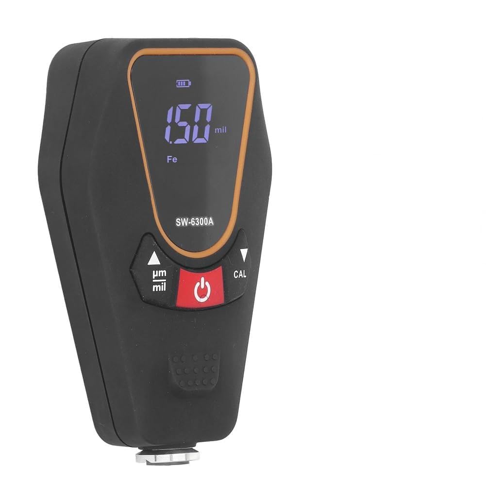 Jauge d'épaisseur de revêtement ABS 0-1200 pour m, film de