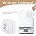 Yivy 26 Stück Zubehör für Ecovacs DEEBOT T10 Plus Staubsauger, T10 Plus Ersatzteile, T10+ zubehör-kit Aufsatz : 2 Hauptbürste,8 Seitenbürsten,4 HEPA-Filter, 4 Wischtücher, 6 Staubbeutel…