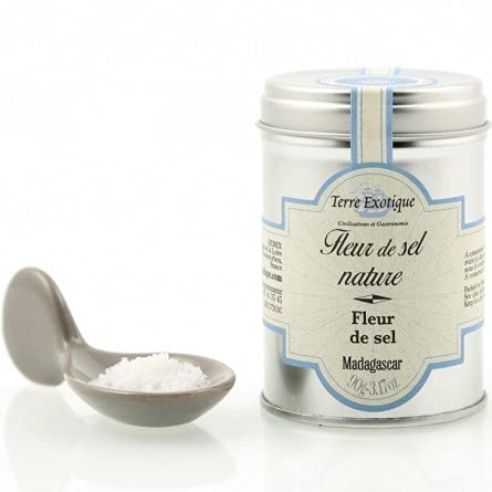 Natural Fleur de Sel 90 GR , Luxury & Gourmet Foods
