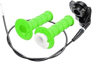 Ungfu Mall 2PCS 7/8 inch Throttle Grip Twist With Cable for 110cc 125cc Pitbike Motorcycle Dune Buggie