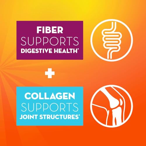Metamucil Daily Fiber + Collagen, Psyllium Husk Powder, Plant Based, Sugar-Free with Stevia, 3-in-1 Fiber for Digestive Health, Orange Flavored, 90 Doses (29.8 OZ Fiber Powder) - Image 4