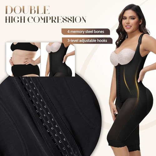 Image of M MYODRESS Fajas Colombianas Moldeadoras Faja Body Shaper Tummy Control Shapewear for Women Post Surgery Compression Garment