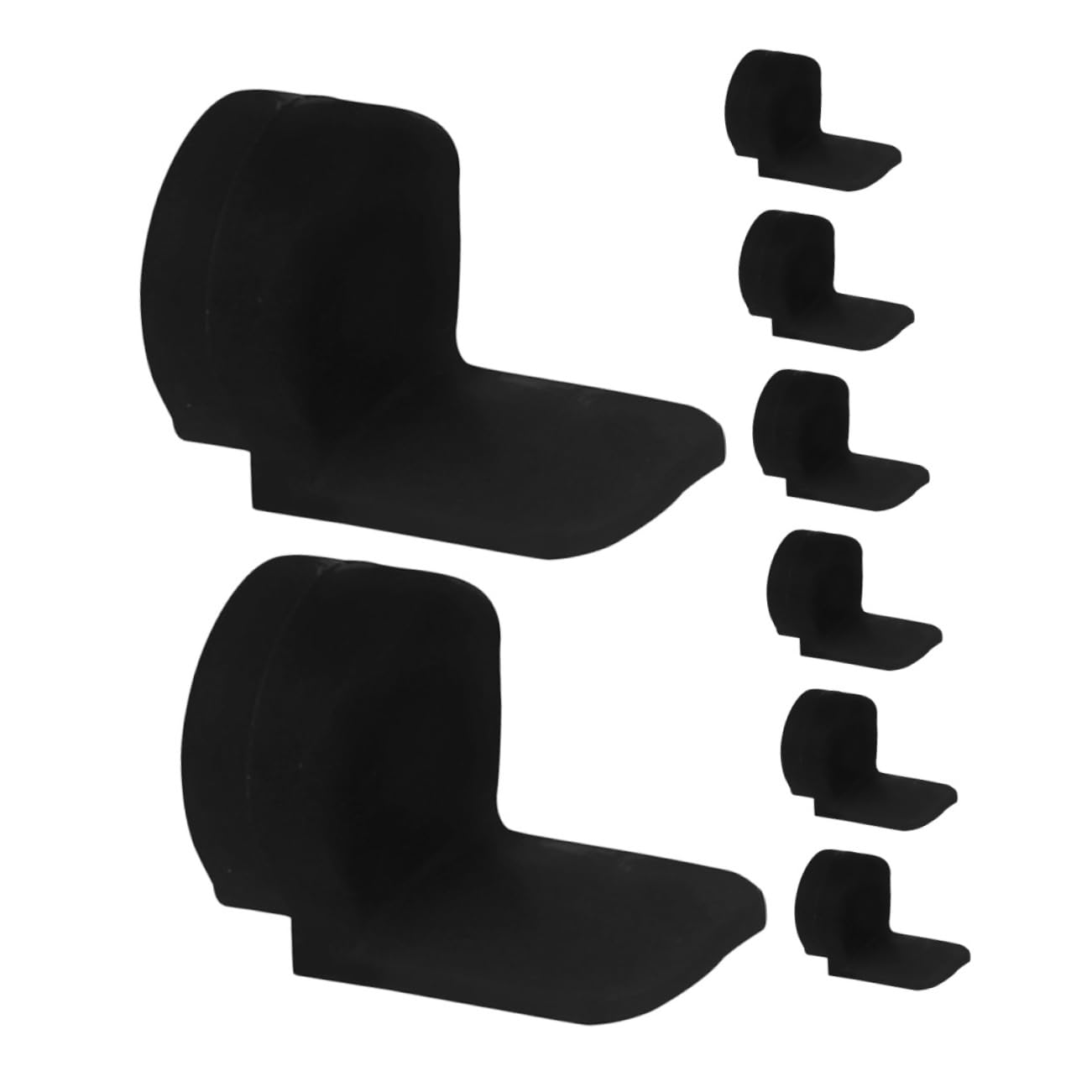 Abaodam Musical Instrument Accessory 8pcs Clarinet Thumb Pads Silicone Finger Rests Oboe Rests Comfortable for Playing