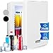 Klarstein Happy Hour Kühlschrank Klein, Mini Kühlschrank für Zimmer & Camping, Getränkekühlschrank für Getränke, Snacks & Skincare, Kleiner Kühlschrank, Minikühlschrank Lautlos, Min Fridge 5-15°C, 30L