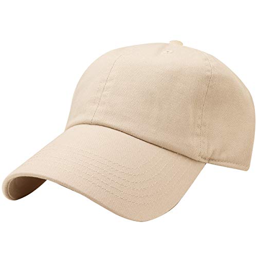 Image of Falari Classic Baseball Cap Dad Hat 100% Cotton Soft Adjustable Size