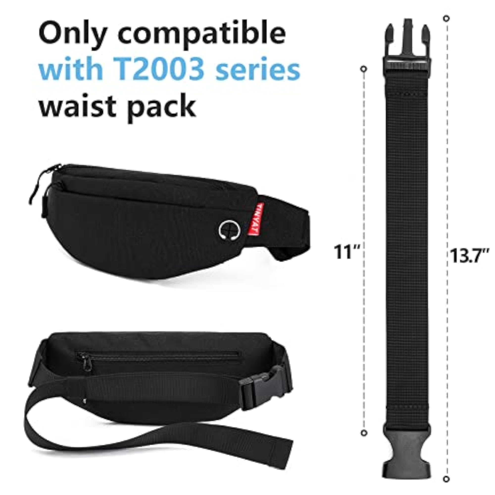 Portable Belt Extender for Fanny Pack Strap