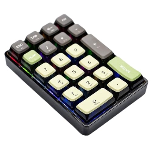 K21 RGB���J�j�J�����l�L�[�p�b�h3���[�h�����f�U�C��600MAH�Q�[���ԍ��L�[�{�[�hPC(Black)