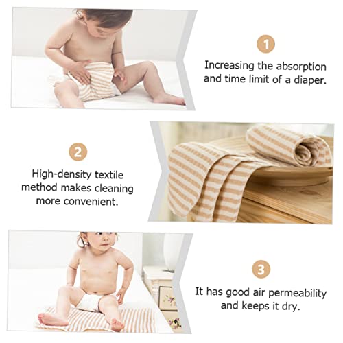 KOMBIUDA Fraldas Para Bebês 4 Unidades Pano De Pano Para Bebês Fralda Plana Toalhas De Bebê Toalha P
