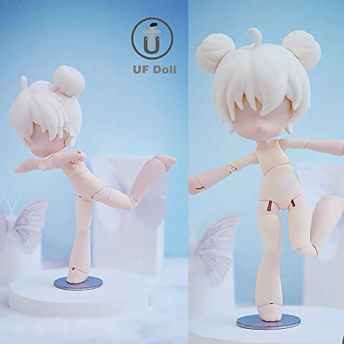 UFDoll Figurine animale articulée peau blanche pour customisation de poupée - 6