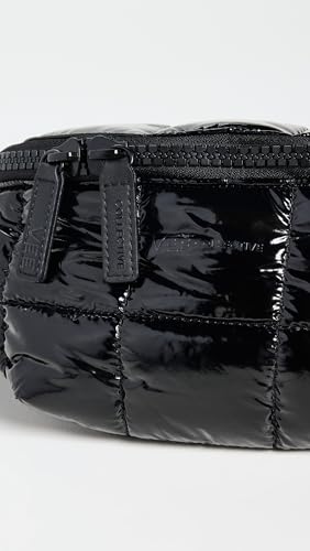 Vee Collective Women's Porter Sling Black Vinyl Bag4