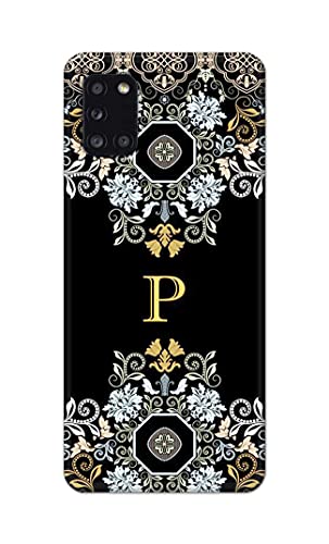 Image of Printed Hard Back Cover Case for Samsung Galaxy A31 Back Cover (Alphabet P) -1803