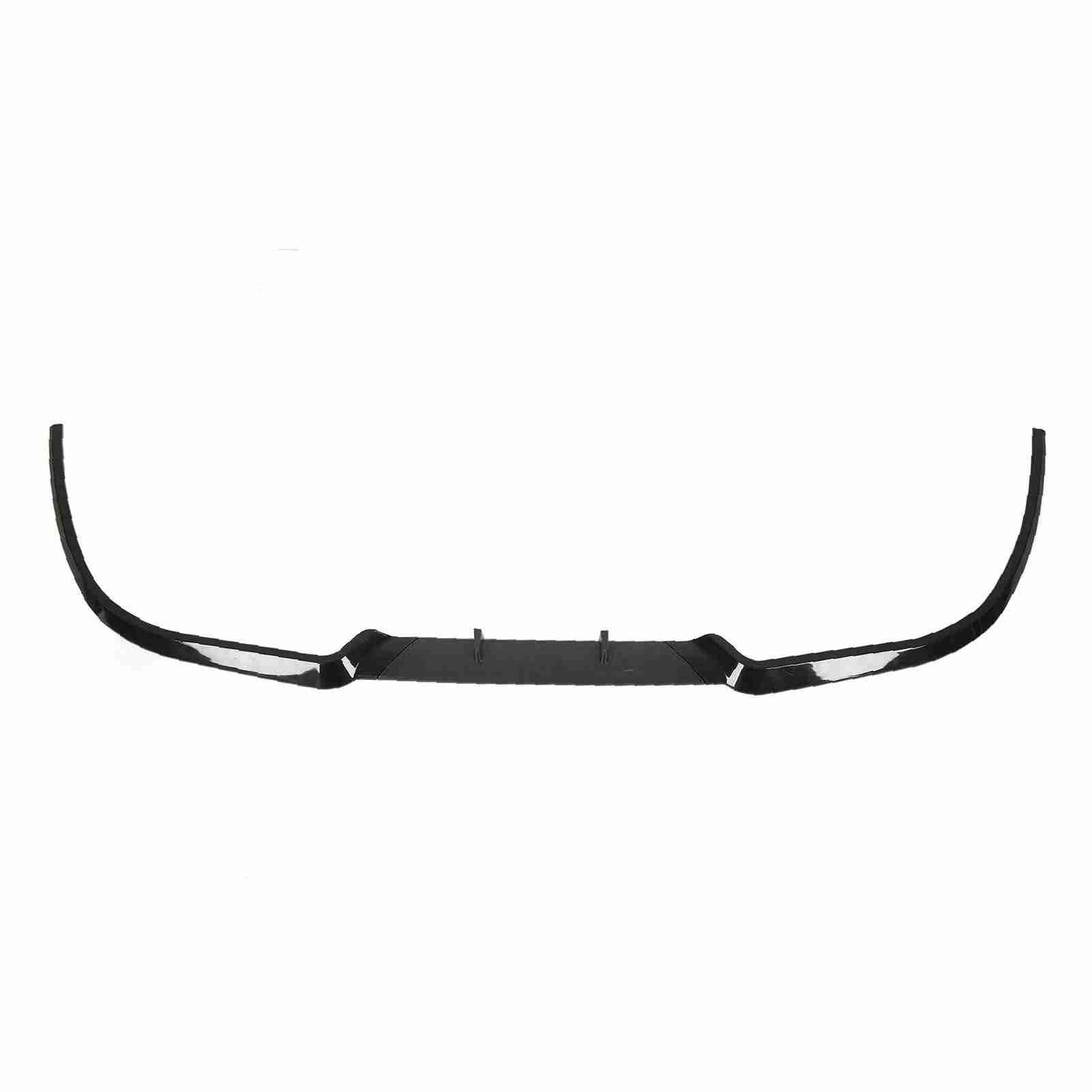 Seat Przedni Zderzak Podbródek Dokładka 114 cm Czarny Błyszczący Spojler