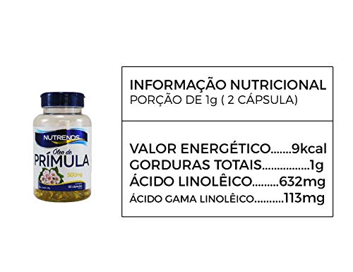 Óleo de Prímula 500mg - Evening Primrose Oil 60 caps