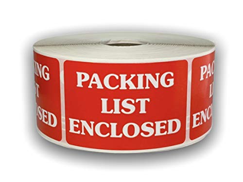 Labels And More Inc. LMR8083 2X3 Packing List Enclosed Labels Shipping Handling Adhesive Stickers 500 Ct cover