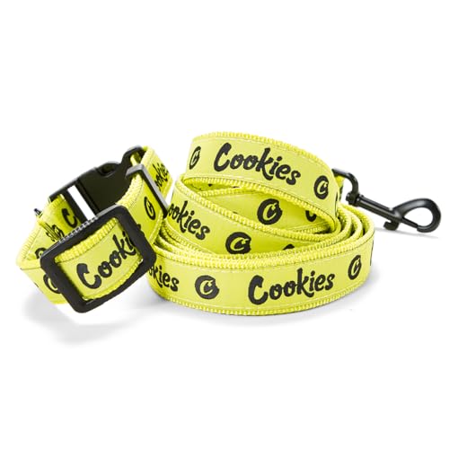 Cookies Original Logo Dog Leash & Collar Set – Adjustable