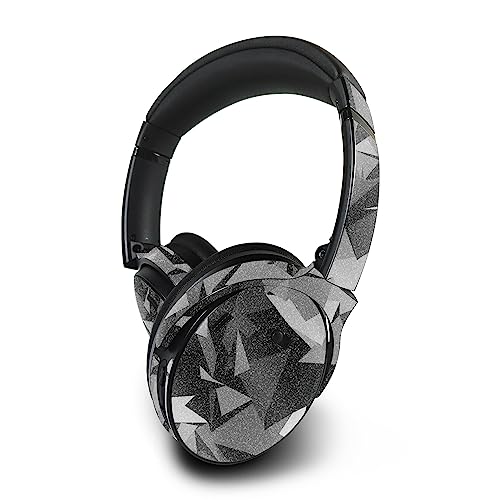 Image of MightySkins Glossy Glitter Skin Compatible With Bose QuietComfort 45 Headphones - Mono Camo | Protective, Durable High-Gloss Glitter Finish | Easy to Apply, Remove, and Change Styles | Made in The USA