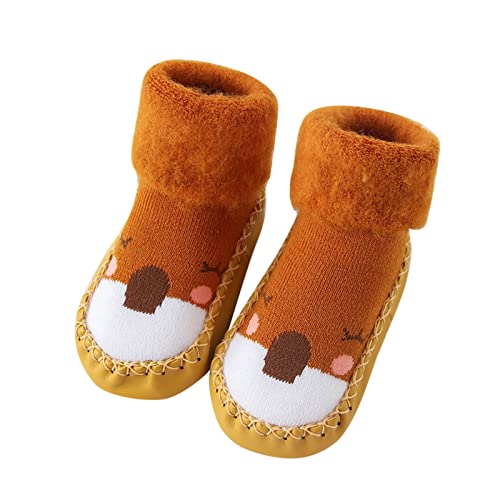 Baby Cute Cartoon Socks Shoes Boys and Girls Floor Sports Shoes Flat Soles Non Slip Kids High Top Shoes Baby Shoes