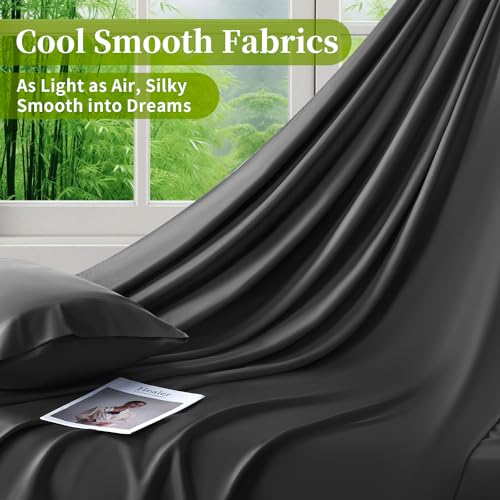 image for Shilucheng 100% Viscose Derived from Bamboo_ Sheets King Size 4pcs - U