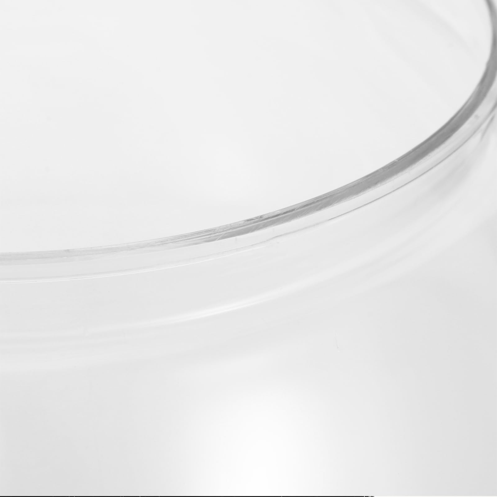 TOYANDONA Transparentes Fischglas aus Kunststoff Dekorativer Aquarienbehälter für Goldfische und Kleine Tiere Tischdeko für Wohnzimmer und Büro Hochwertiges Langlebiges Design für Pflanzen