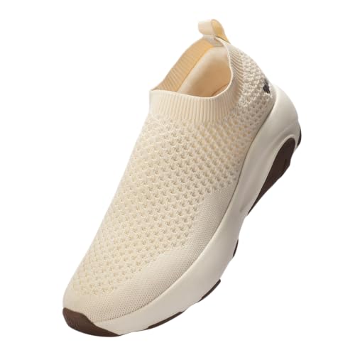 Image of Neeman's Begin Walk Soothe Unisex Slip On Walking Shoes | Breathable Knit Sneakers | Lightweight Cushioned Casual Shoes | Comfortable, Travel & Running Footwear