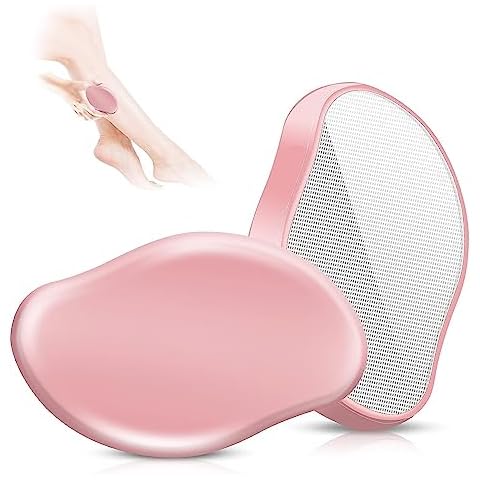 Crystal Hair Eraser, Reusable Crystal Hair Remover Magic Painless Exfoliation Hair Removal Tool, Magic Hair Eraser for Back Arms Legs Fast & Easy Crystal Hair Eraser for Women and Men Cover