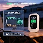 EIOTCLUB 4G LTE Portable WiFi Hotspot, Mobile Internet Pay-as-You-Go Plan | No Contract, 1GB Trial Data, 10 Device Connections, 3000mAh Battery, Pocket WiFi for Travel, Home, Car, RV, Camping(US Only) - Image 3
