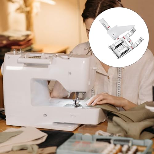 2 Piezas Pie Prensatelas de Guía Ajustable para Máquina de Coser miniatura 6
