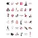 100Pcs Fashion Stickers for Water Bottles and Laptops - Fashion Gifts for Women, Party Decorations - Aethetic Stickers - Gifts for Women & Men