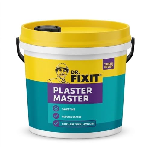 Image of Dr. Fixit Plaster Master Advanced Liquid Waterproofing Compound for Plastering, Internal | External | Ceiling, 10 Litre