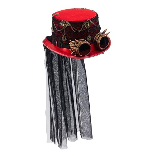 Chapeau steampunk pour festival de musique et costume de fête gothique
