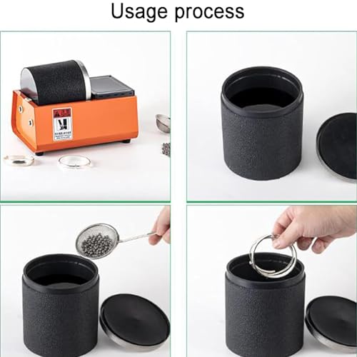 Electric Rock Tumbler Kit - Steinpolierer Mit Einstellbarer Geschwindigkeit
