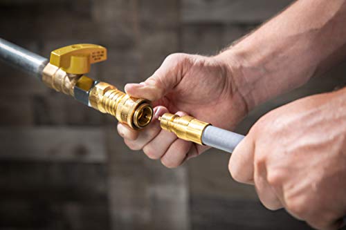 Blackstone Propane To Natural Gas Conversion Kit For Grill, Griddle – Compatible With Blackstone 28", 36" Griddles, Tailgater, Rangetop Combo & Single Burner Rec Stove – Hose, Quick Connect Fitting #TOP3