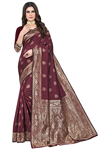 Sugathari-Womens-Banarasi-Saree-Pure-Kanjivaram-Silk-Saree-Soft-new-ladies-2023-Design-Wear-Sarees-Latest-Cotton-Party-Sari-collections-With-Blouse-Piece-for-Wedding-sadi-SAM-PARI-158