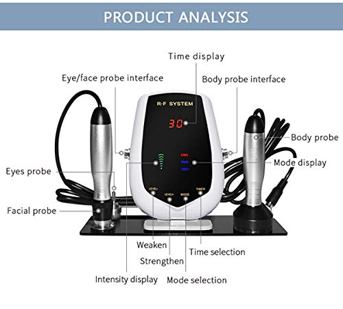 Miniatura 5 de 3 en 1 dispositivo del tratamiento de la cara y del ojo del cuerpo para la piel que aprieta la piel que levanta el retiro antiarrugas de los