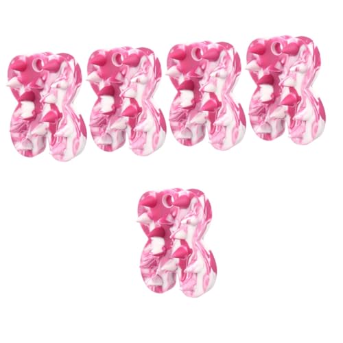 Brosse exfoliante corps et chevelu Healvian flexible lot de 5 pièces