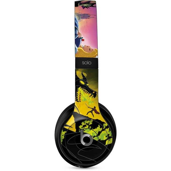 Skinit Decal Audio Skin Compatible with Beats Solo 2 Wired - Officially Licensed Disney Villains Sleeping Beauty and Maleficent Art Design