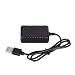 Produktbild Metermall Spielzeug Zum 7.4V 2000Mah 5cm XH-3P Schnell USB Ladegerät für Wltoys 144001 XK K130 12428 A959 A959-B A979 A979-B K989 K969 RC Auto Fahrzeugmodelle