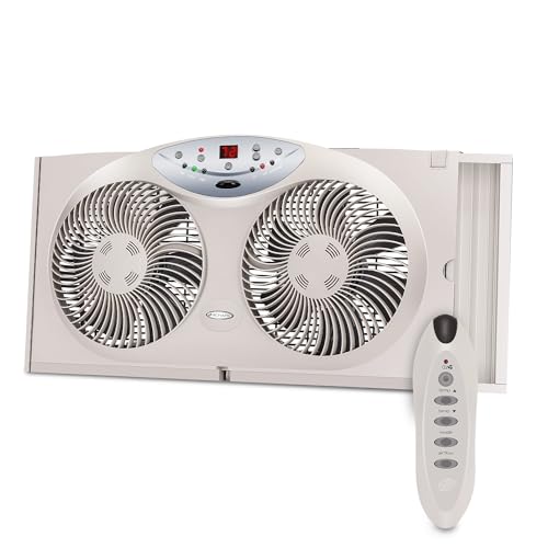 Bionaire Window Fan with Reversible Airflow Blades...