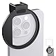 67mm Handy Filterhalterung, Universal Filteradapter, Filtererweiterungsrahmen hinzufügen, Metall Blitzschuhverlängerung, Kompatibel mit 67mm Gewindefiltern, für Handyfotografie und videografie
