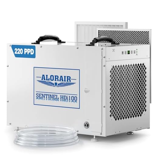 ALORAIR Sentinel HDi100 Commercial Dehumidifier with Pump, 220 Pints Whole Homes Dehumidifier for Crawl Spaces, Basements, up to 2,900 sq. ft. 5 Years Warranty, cETL, Optional Remote Monitoring