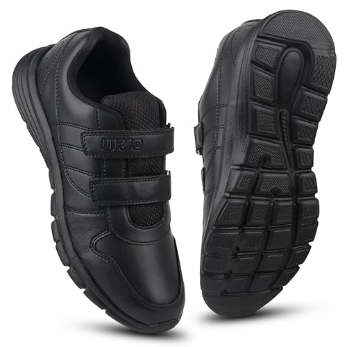 Image of URJO 1160 Kid's School Shoes | Breathable, Lightweight & Durable | Memory Foam EVA Sole, Velcro Strap, Comfortable Fit Shoes Boys & Girls